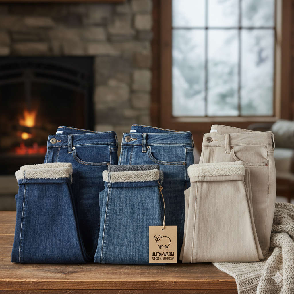 Best Fleece-Lined Jeans for Women: Stay Warm, Cozy & Stylish This Winter