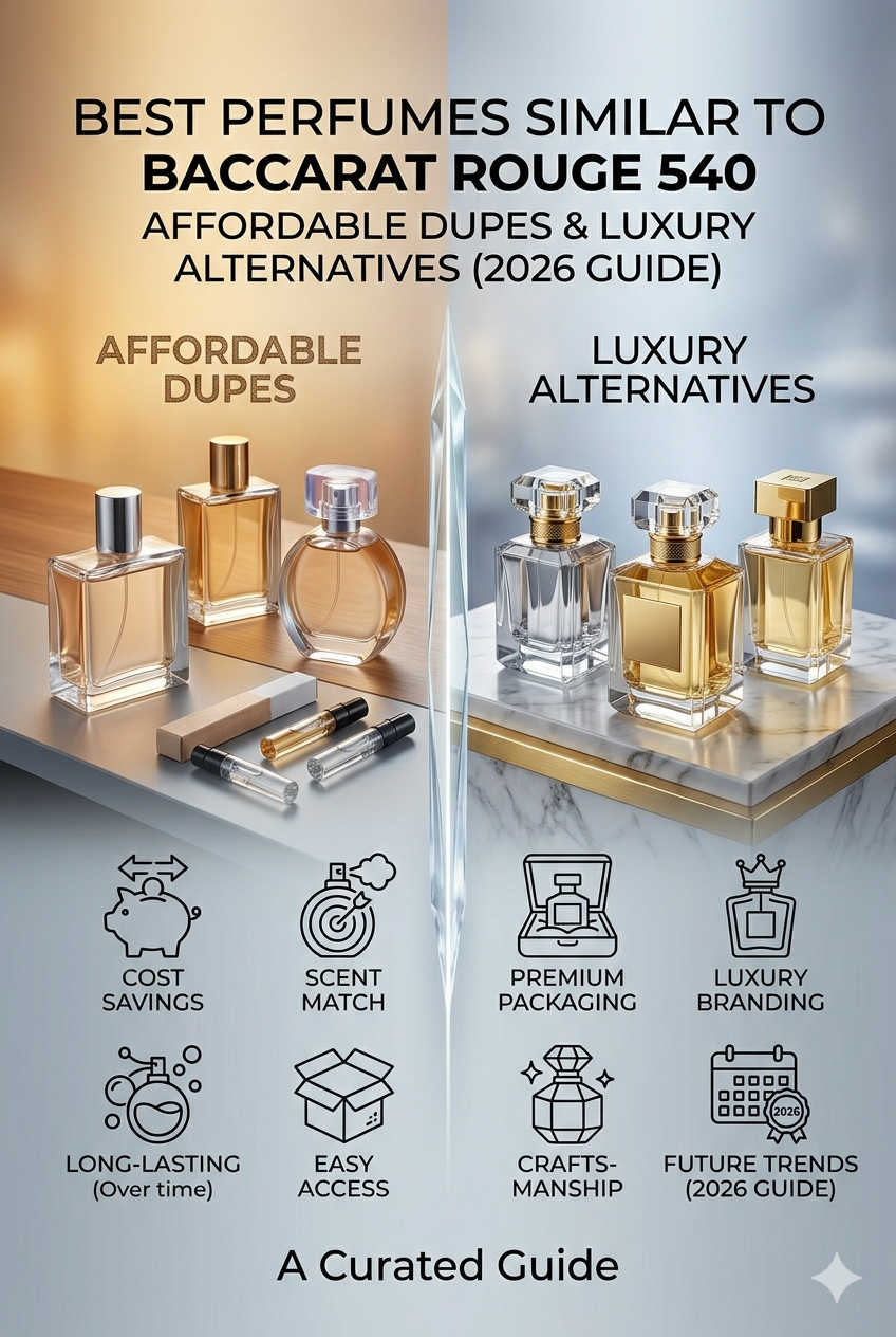Best Perfumes Similar to Baccarat Rouge 540