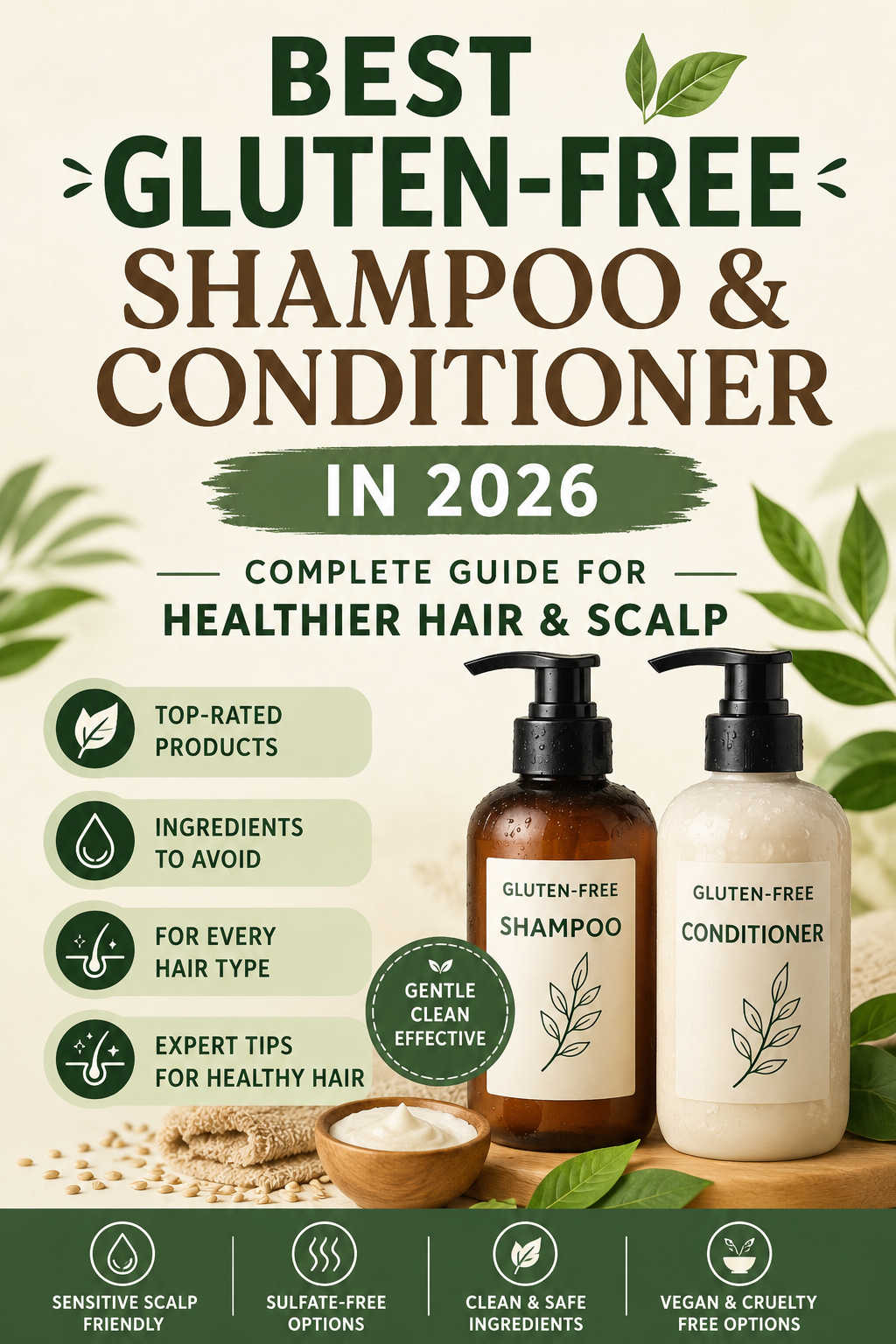 Best Gluten-Free Shampoo and Conditioner in 2026 for Healthy Hair
